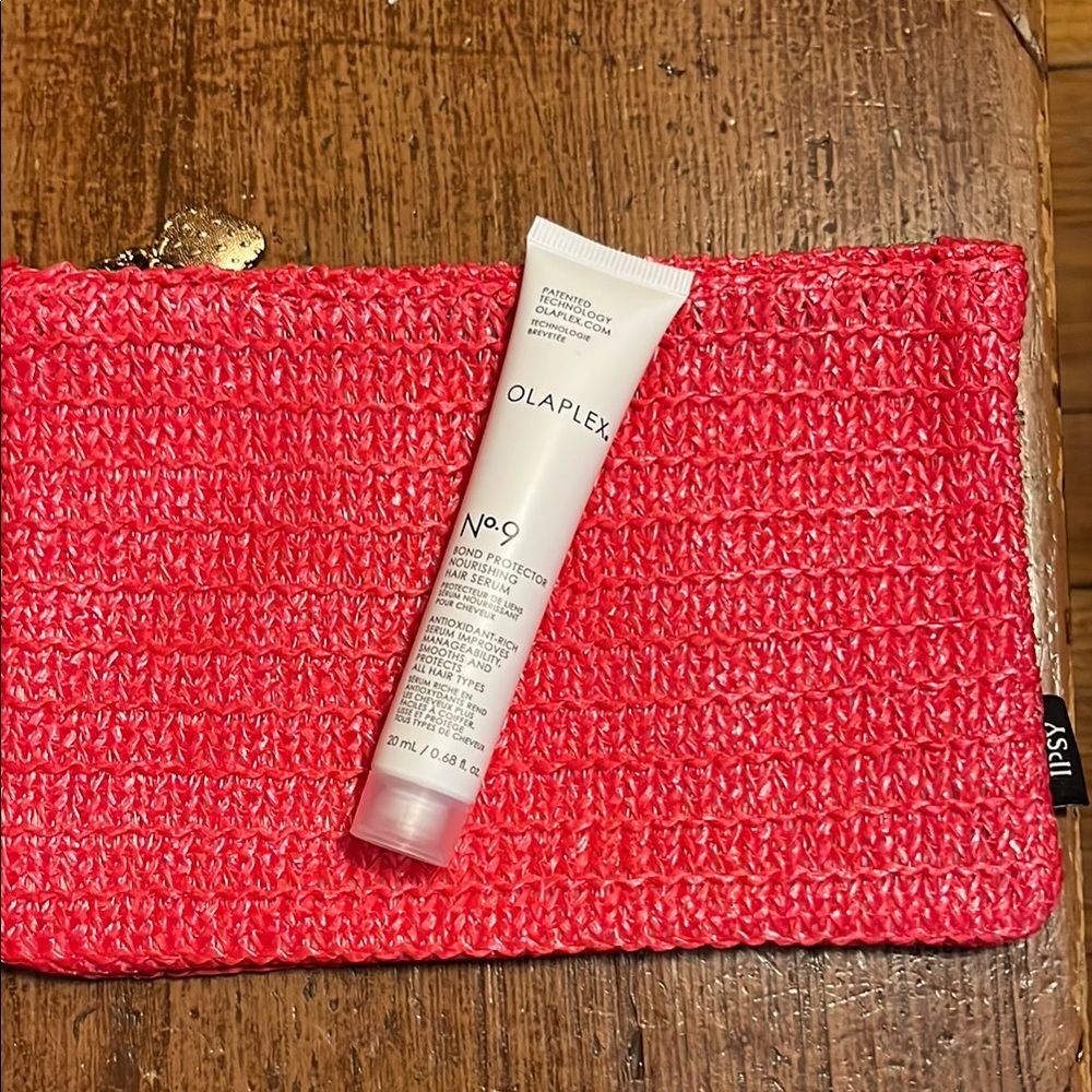 Olaplex No.9 Serum with IPSY Pink Woven Pouch 20mL/0 .68 fl. oz. NEW